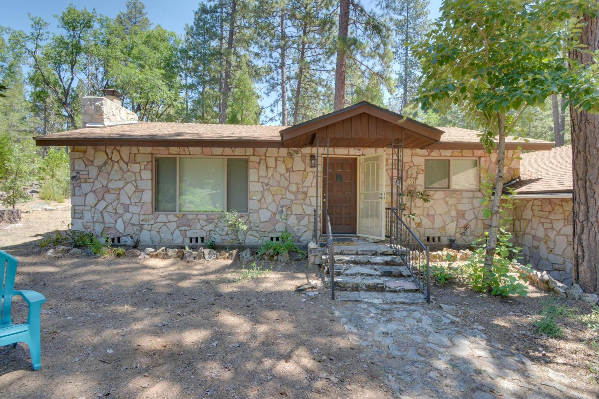Riverfront Home Near Yosemite National Park! Groveland Exterior foto